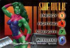 She-Hulk 4-Grid Character Card